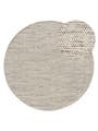 Wollteppich Rocco Beige/Schwarz