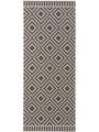 In- & Outdoor-Teppich Metro Schwarz/Weiß