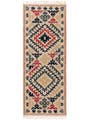 Met de hand geweven Kilim Zohra Veelkleurig
