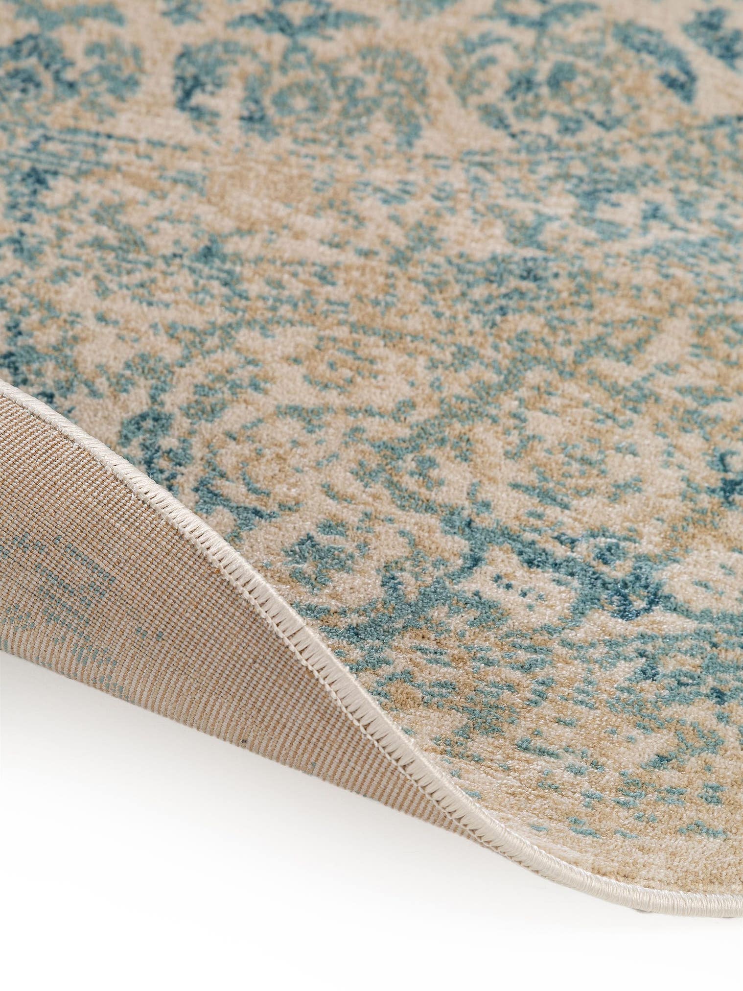 Rug made of 100% Polypropylene in Beige with a 1- 5 mm high pile by benuta