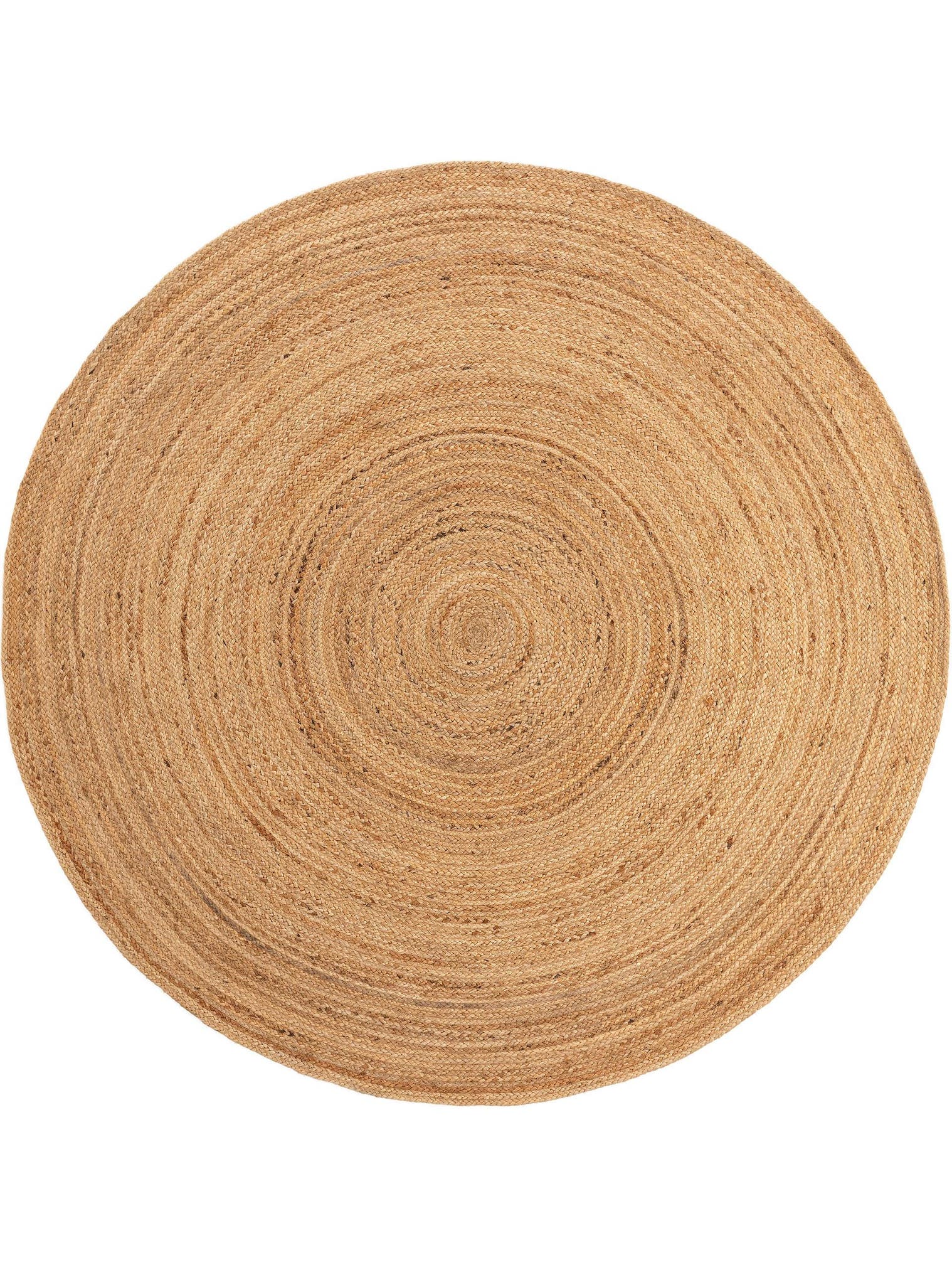 Rug made of 100% Jute in Brown with a 1- 5 mm high pile by benuta Pure
