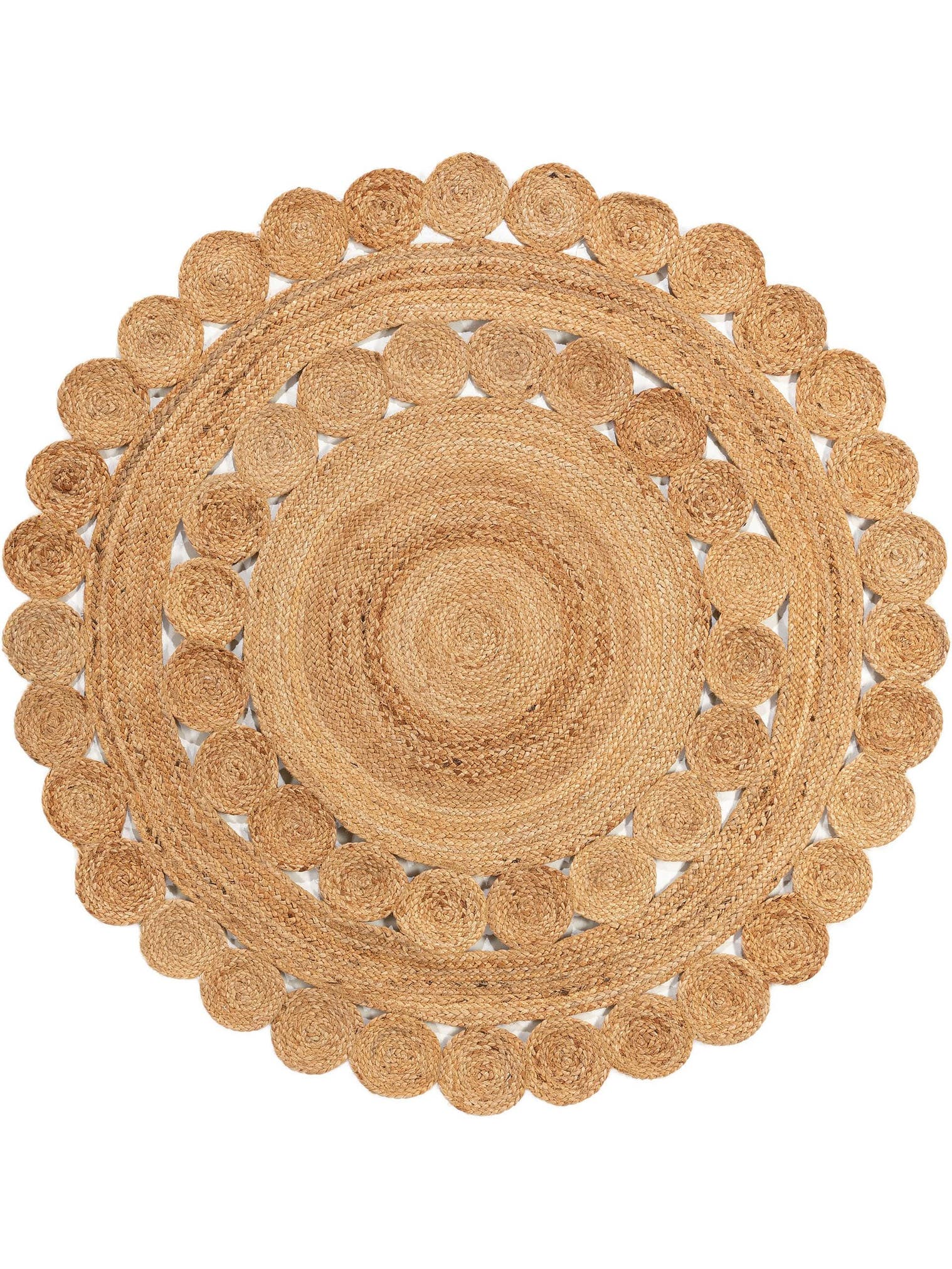 Tappeto di 100% Iuta in Marrone con pelo alto 1- 5 mm da benuta Pure