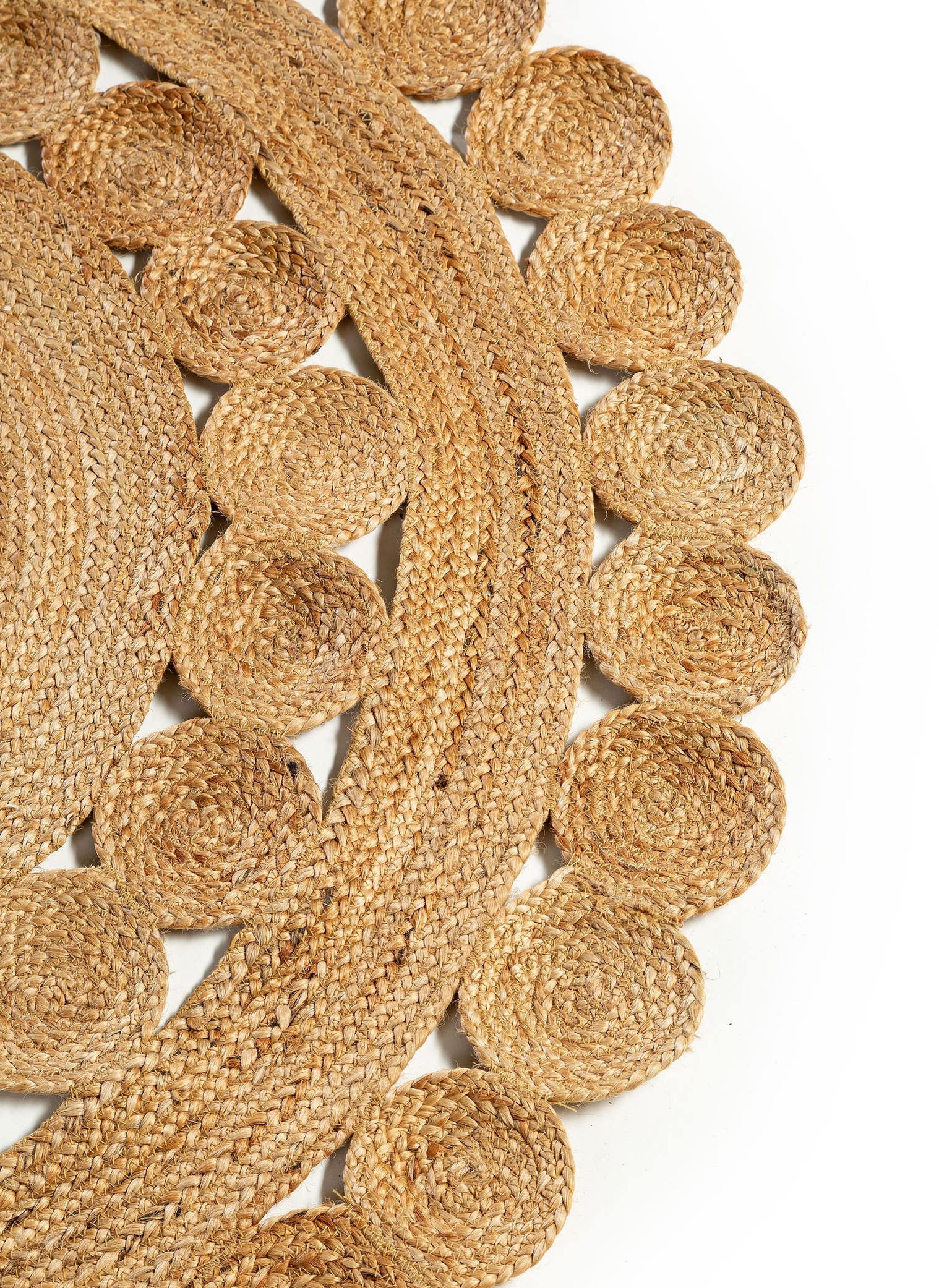Tappeto di 100% Iuta in Marrone con pelo alto 1- 5 mm da benuta Pure