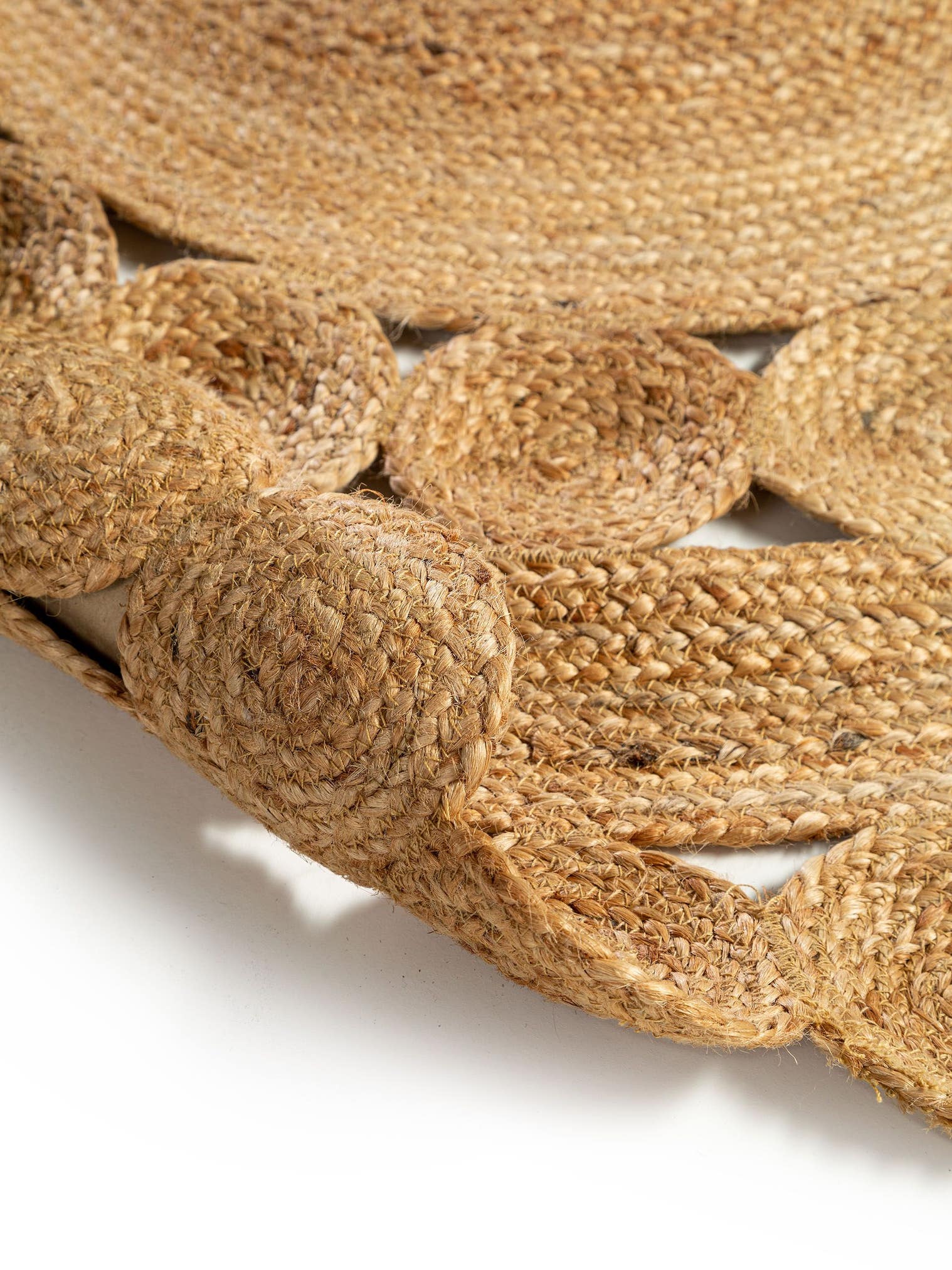 Tappeto di 100% Iuta in Marrone con pelo alto 1- 5 mm da benuta Pure