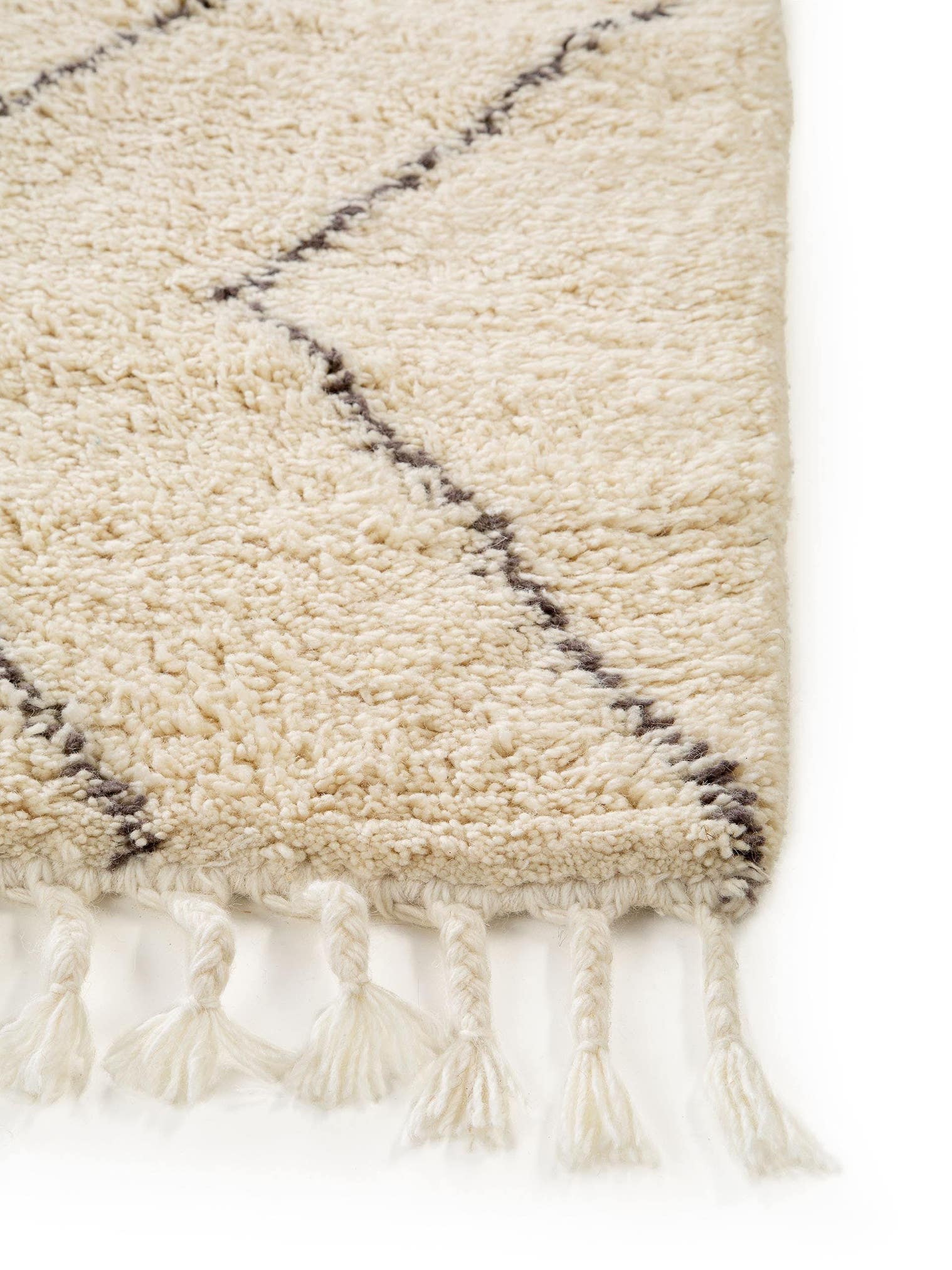 Alfombra de 100% Lana en Beige con un pelo de {{Placeholder_Pile Height}} de altura de benuta Finest