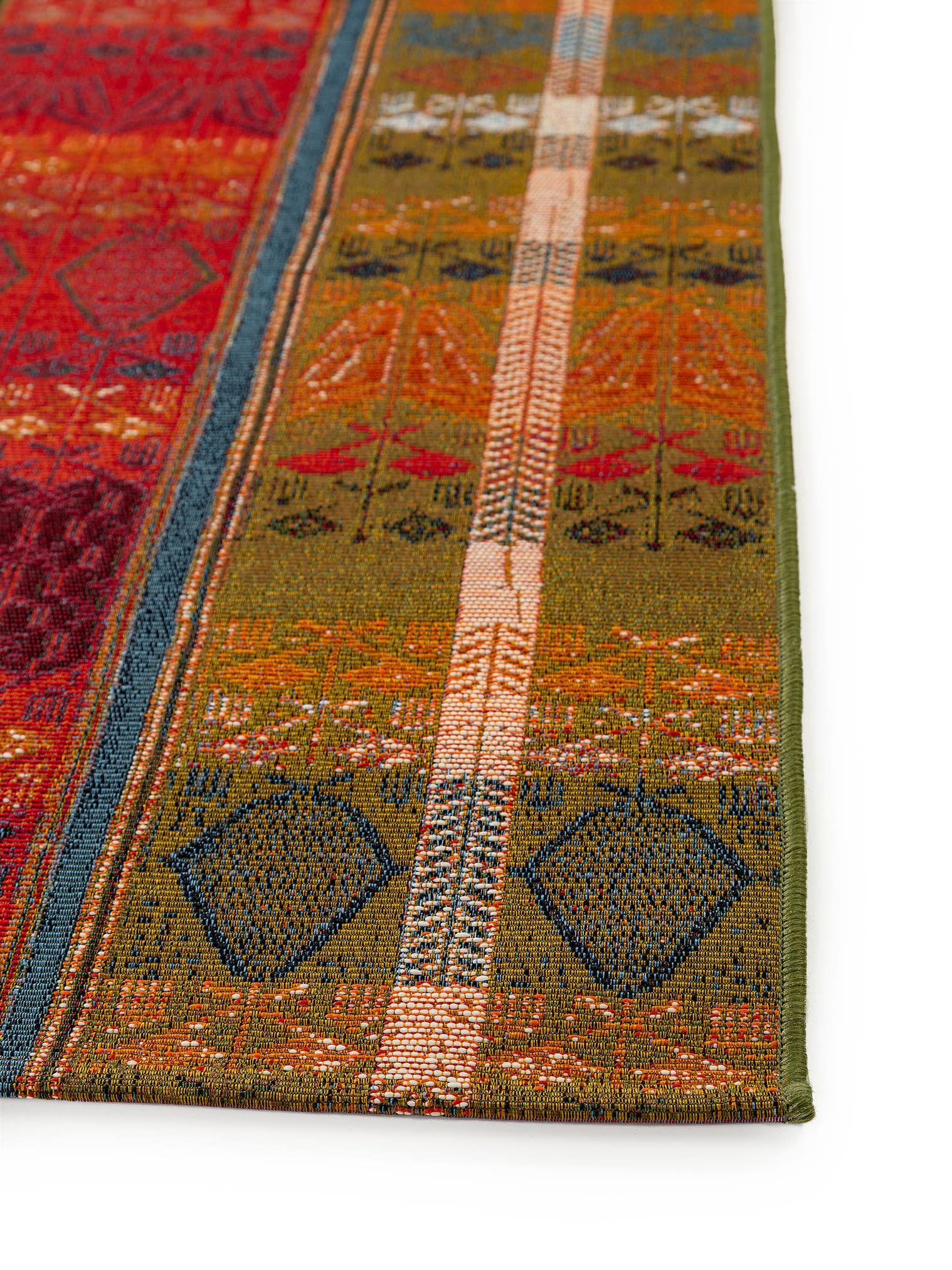 Teppich aus 76% Polypropylen, 23% Polyester, 1% Latex in Multicolor mit bis 5 mm hohem Flor von benuta Nest