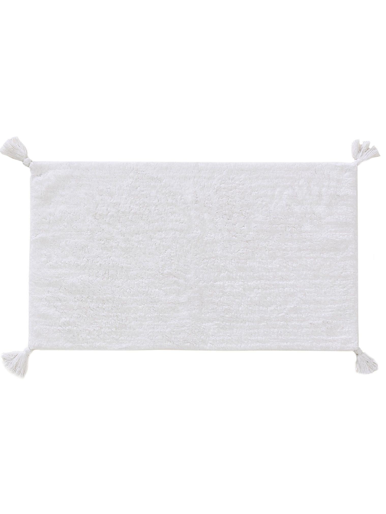 Teppich aus 100% Baumwolle in Beige mit 6 bis 10 mm hohem Flor von benuta