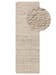 Wollteppich Läufer Beads Beige