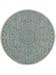 In- & Outdoor-Teppich rund Cleo Beige/Blau