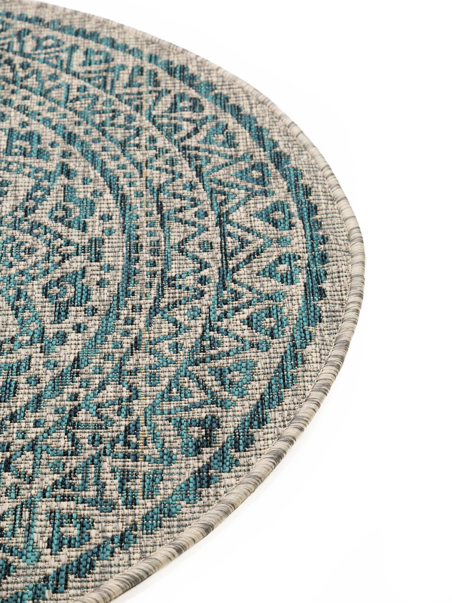 Teppich aus 100% Polypropylen in Beige mit bis 5 mm hohem Flor von benuta Nest