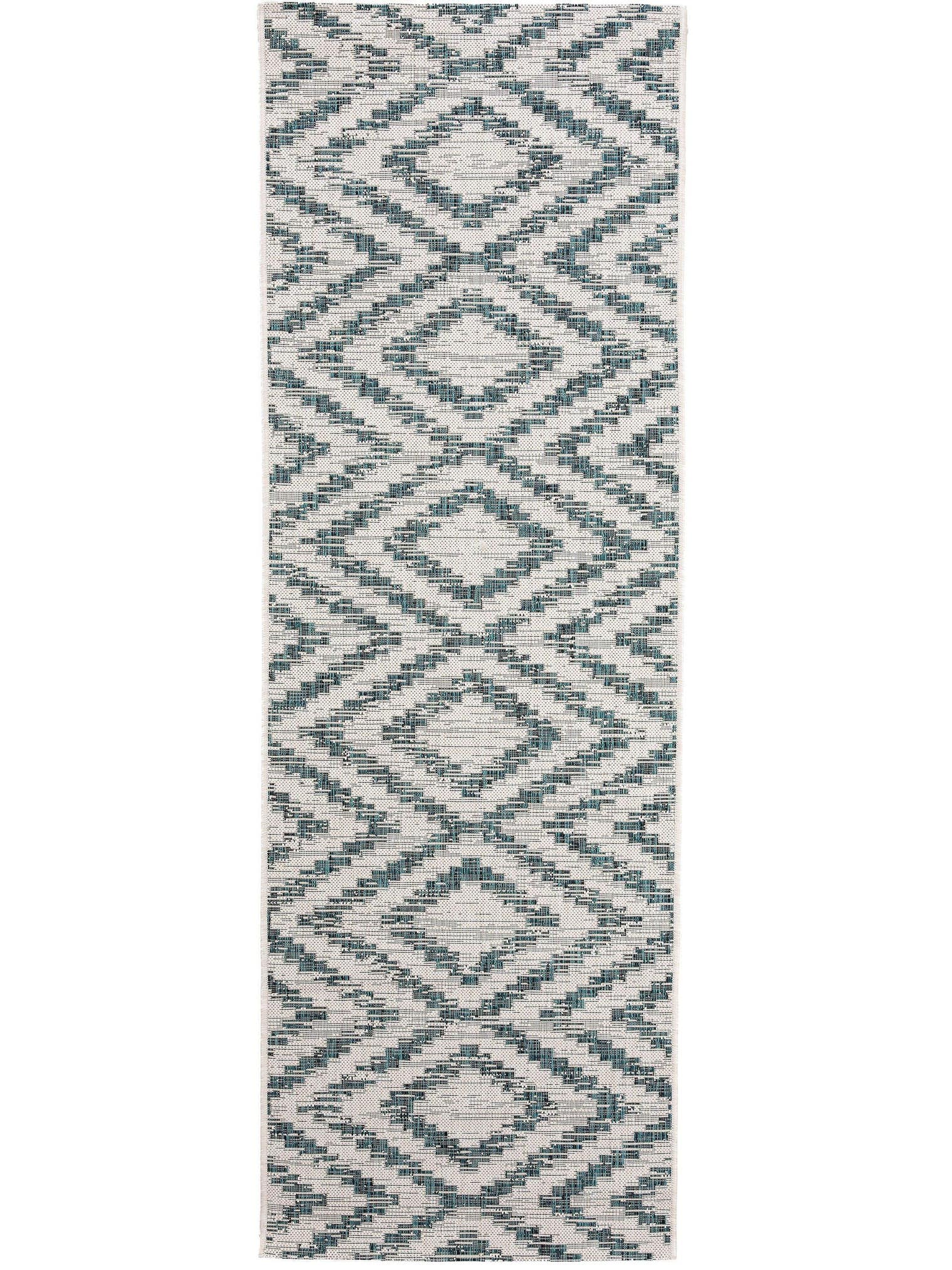 Teppich aus 100% Polypropylen in Blau mit bis 5 mm hohem Flor von benuta