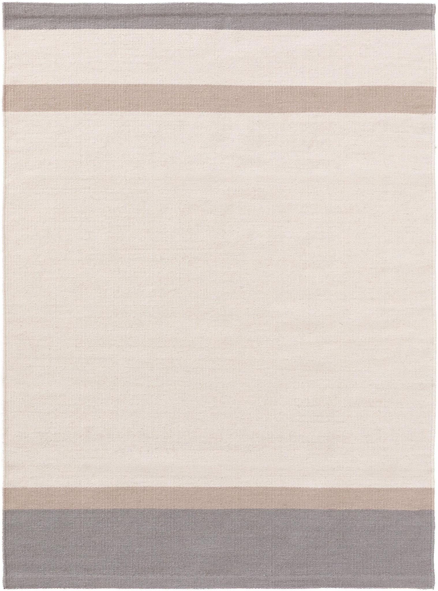 Rug made of 100% Wool in Beige with a 1- 5 mm high pile by benuta