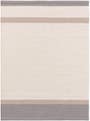 Alfombra de lana New Stripes Crema/Gris