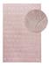 Viskoseteppich Woody Rosa