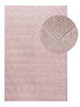 Viskoseteppich Woody Rosa