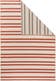 Wendeteppich Terrazzo Beige/Rot