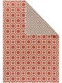 Wendeteppich Terrazzo Beige/Rot