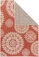 Tapis double face Terrazzo Beige/Rouge