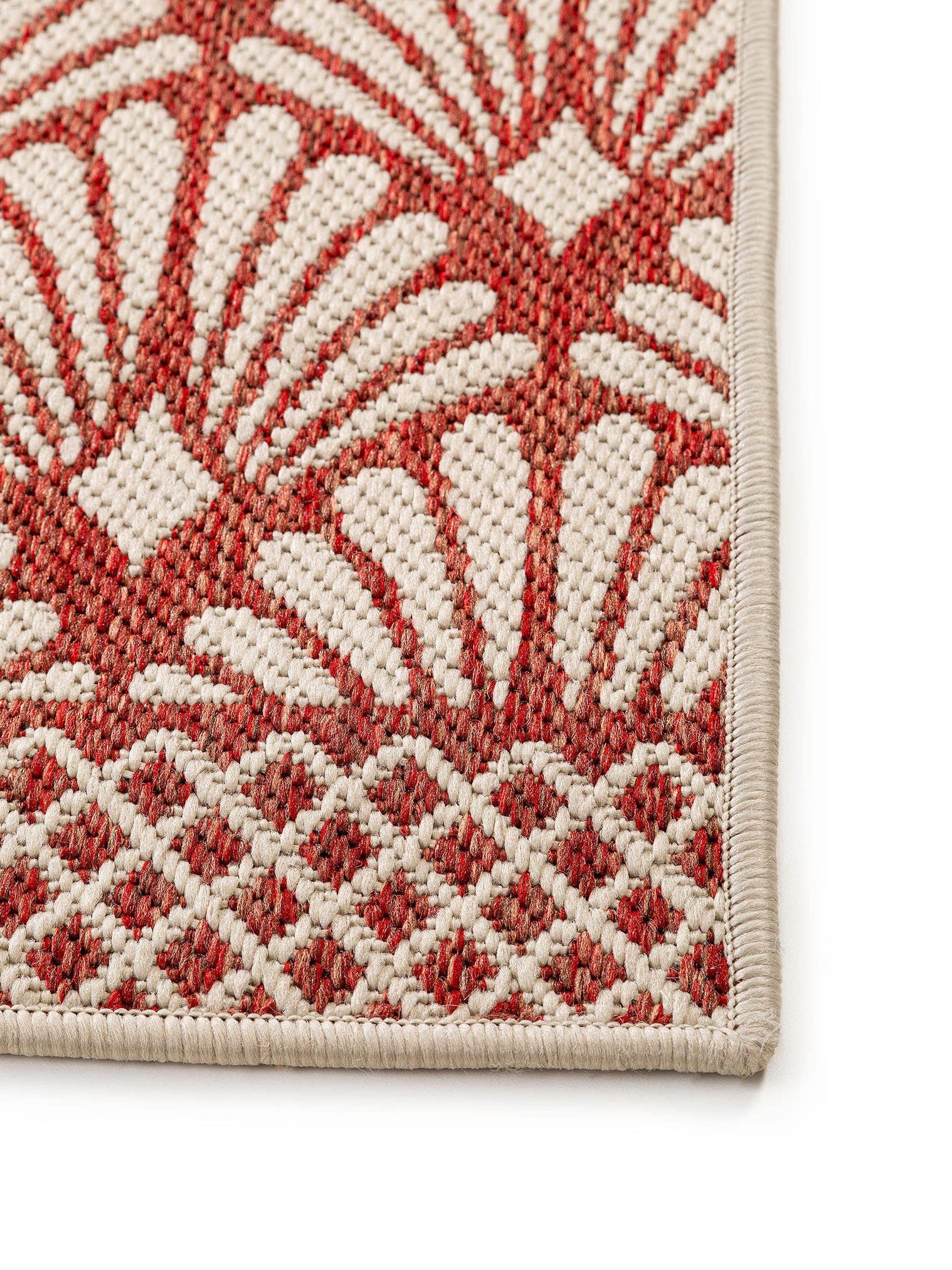 Teppich aus 100% Polypropylen in Beige mit bis 5 mm hohem Flor von benuta Nest