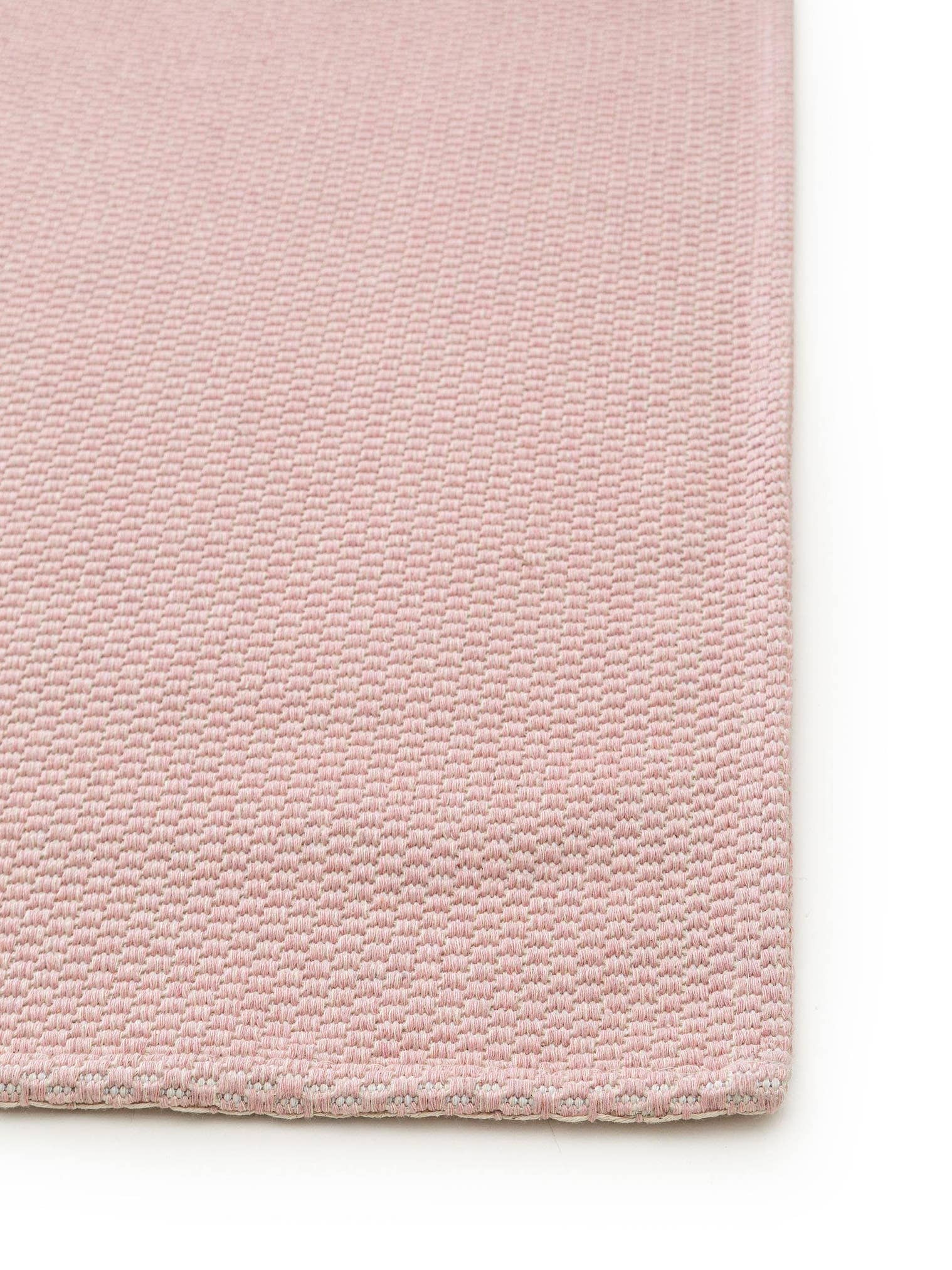 Teppich aus 100% Baumwolle in Rosa mit bis 5 mm hohem Flor von benuta Nest
