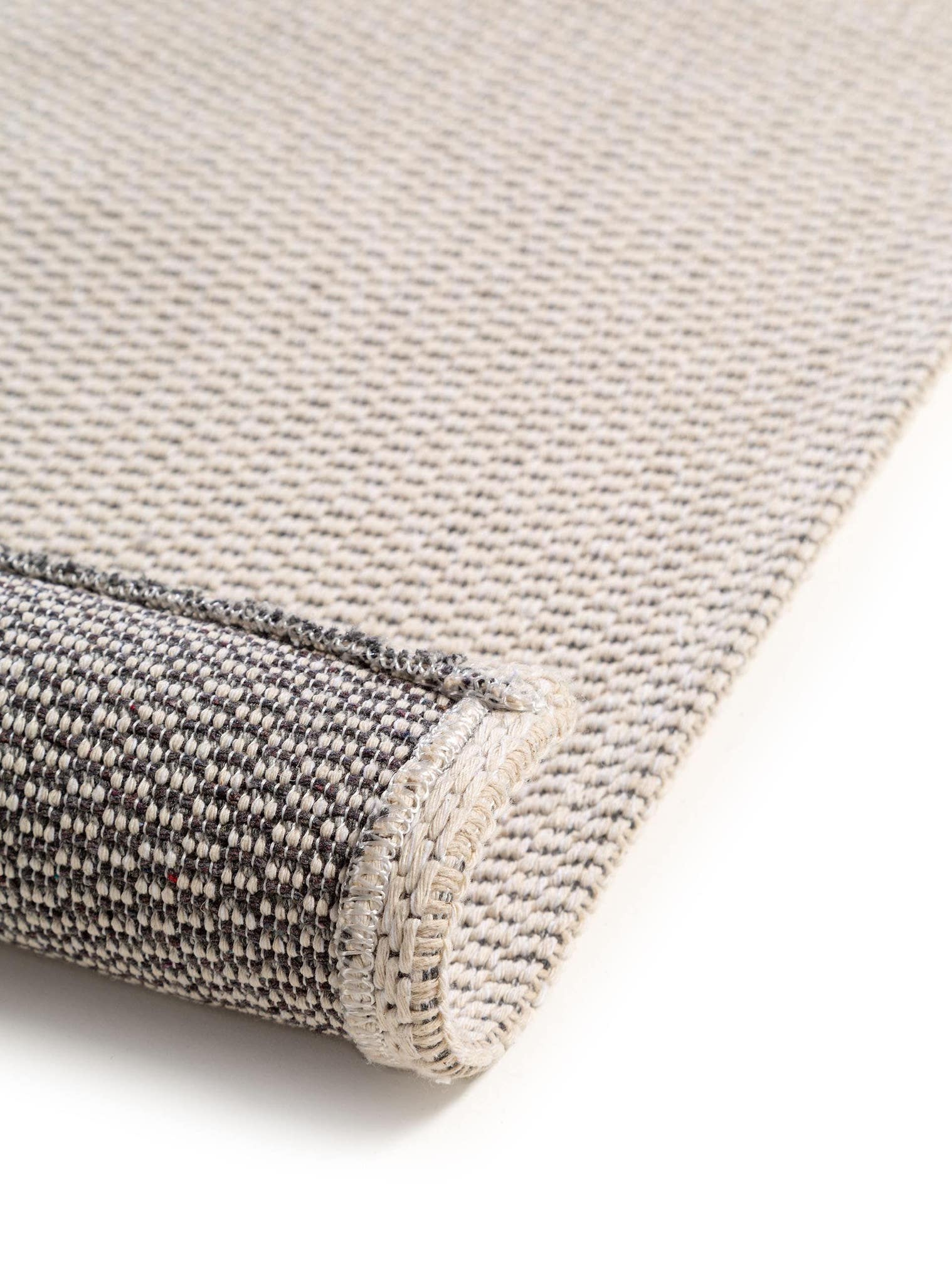 Teppich aus 100% Baumwolle in Beige mit bis 5 mm hohem Flor von benuta Nest