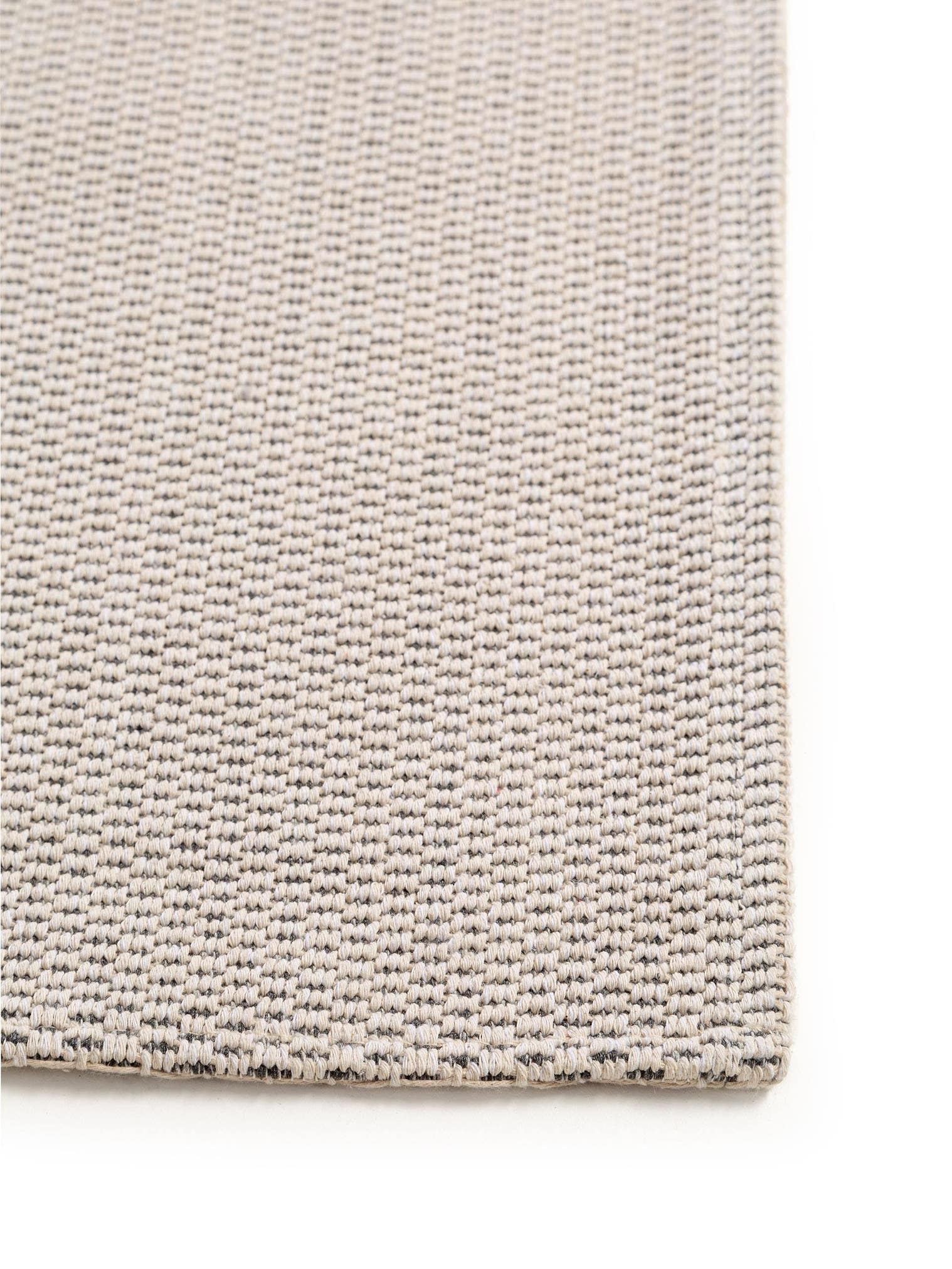 Teppich aus 100% Baumwolle in Beige mit bis 5 mm hohem Flor von benuta Nest