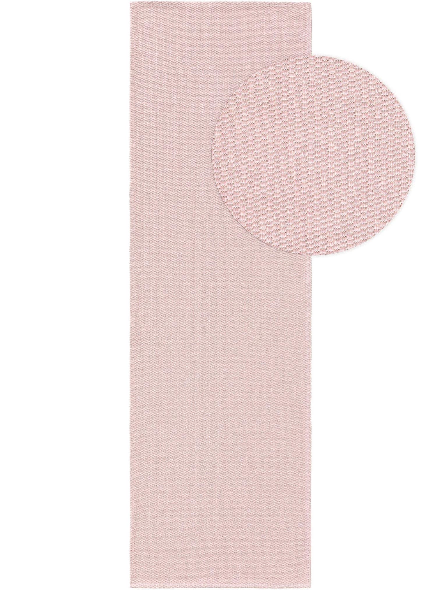 Teppich aus 100% Baumwolle in Rosa mit bis 5 mm hohem Flor von benuta Nest