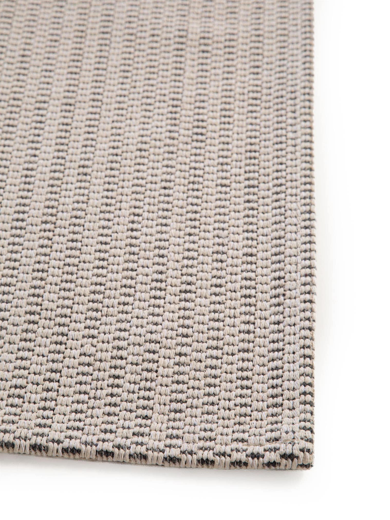 Rug made of 100% Cotton in Beige with a 1- 5 mm high pile by benuta Nest