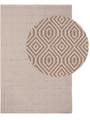 Baumwollteppich Cooper Taupe