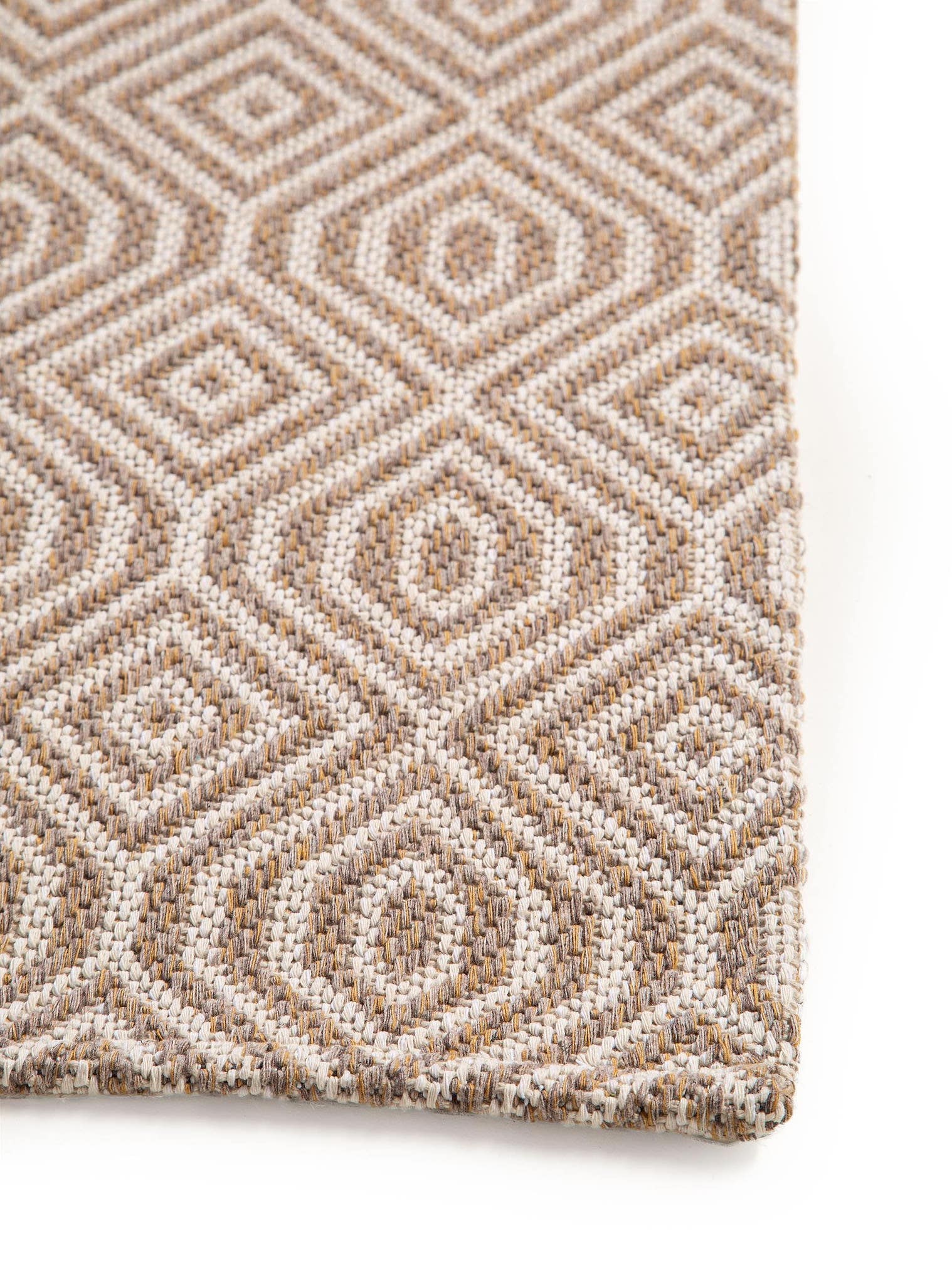 Alfombra de 100% Algodón en Taupe con un pelo de {{Placeholder_Pile Height}} de altura de benuta Nest