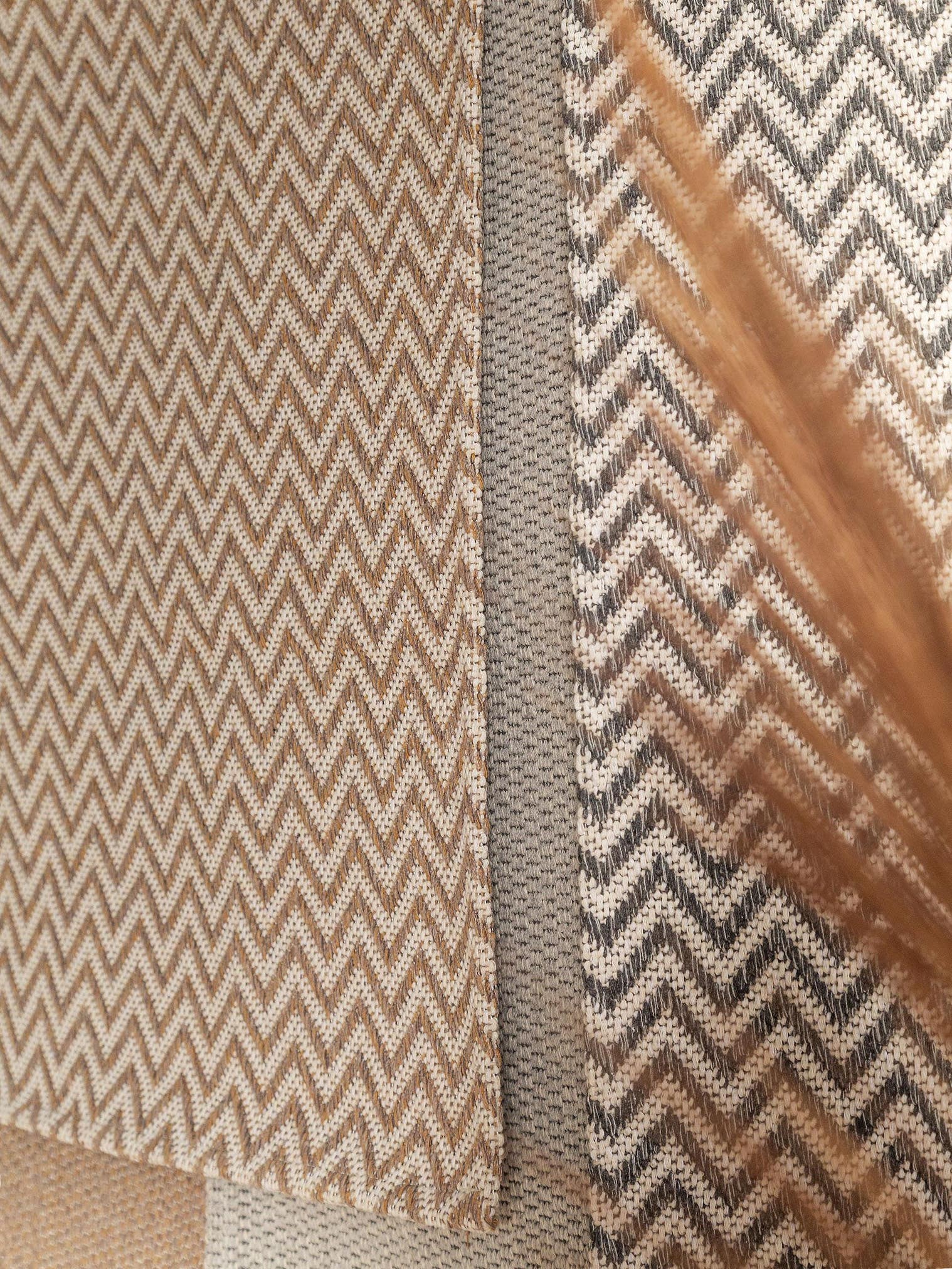 Teppich aus 100% Baumwolle in Taupe mit bis 5 mm hohem Flor von benuta Nest