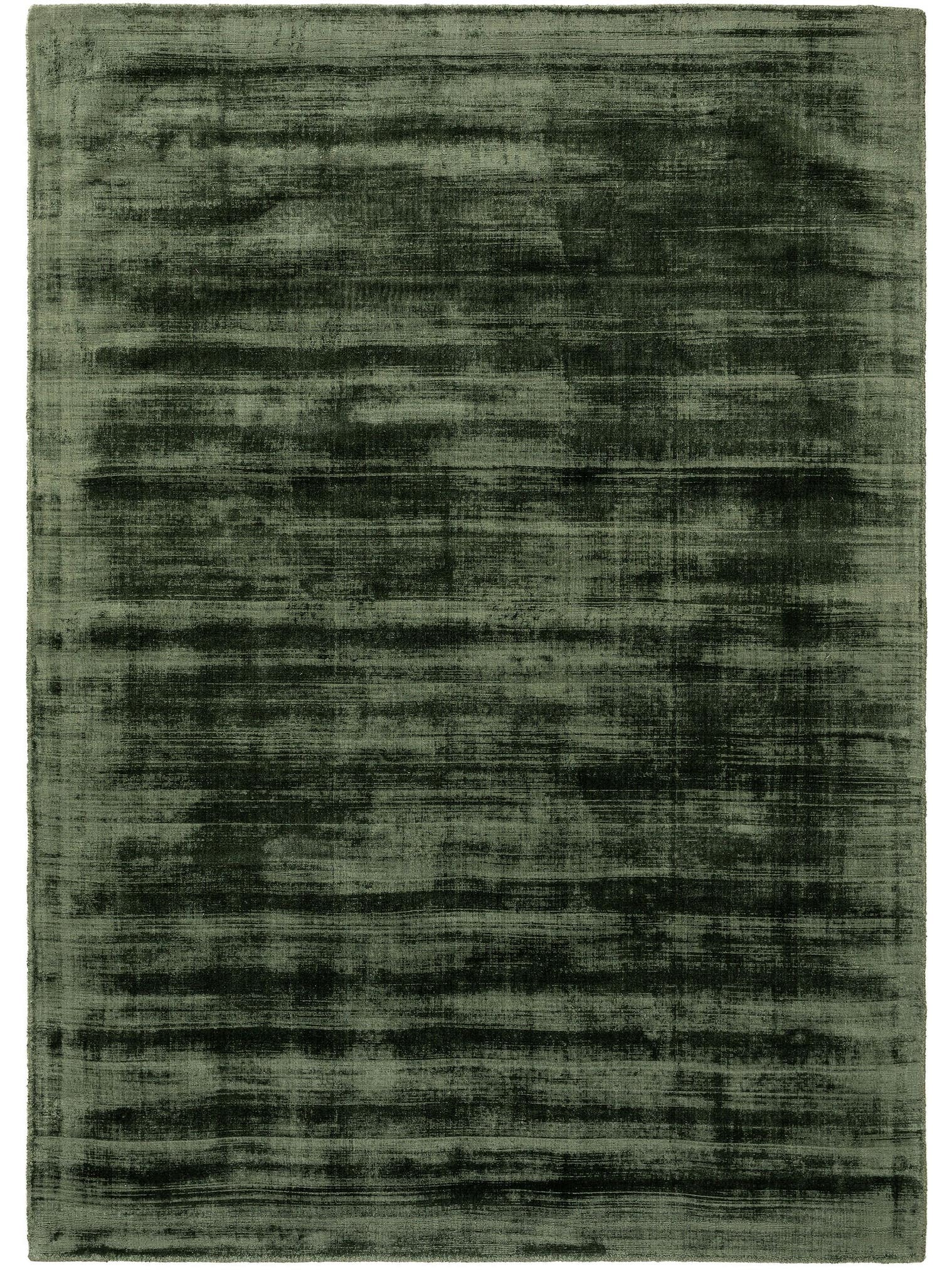 Tappeto di 100% Viscosa in Verde con pelo alto 6 - 10 mm da benuta Pure