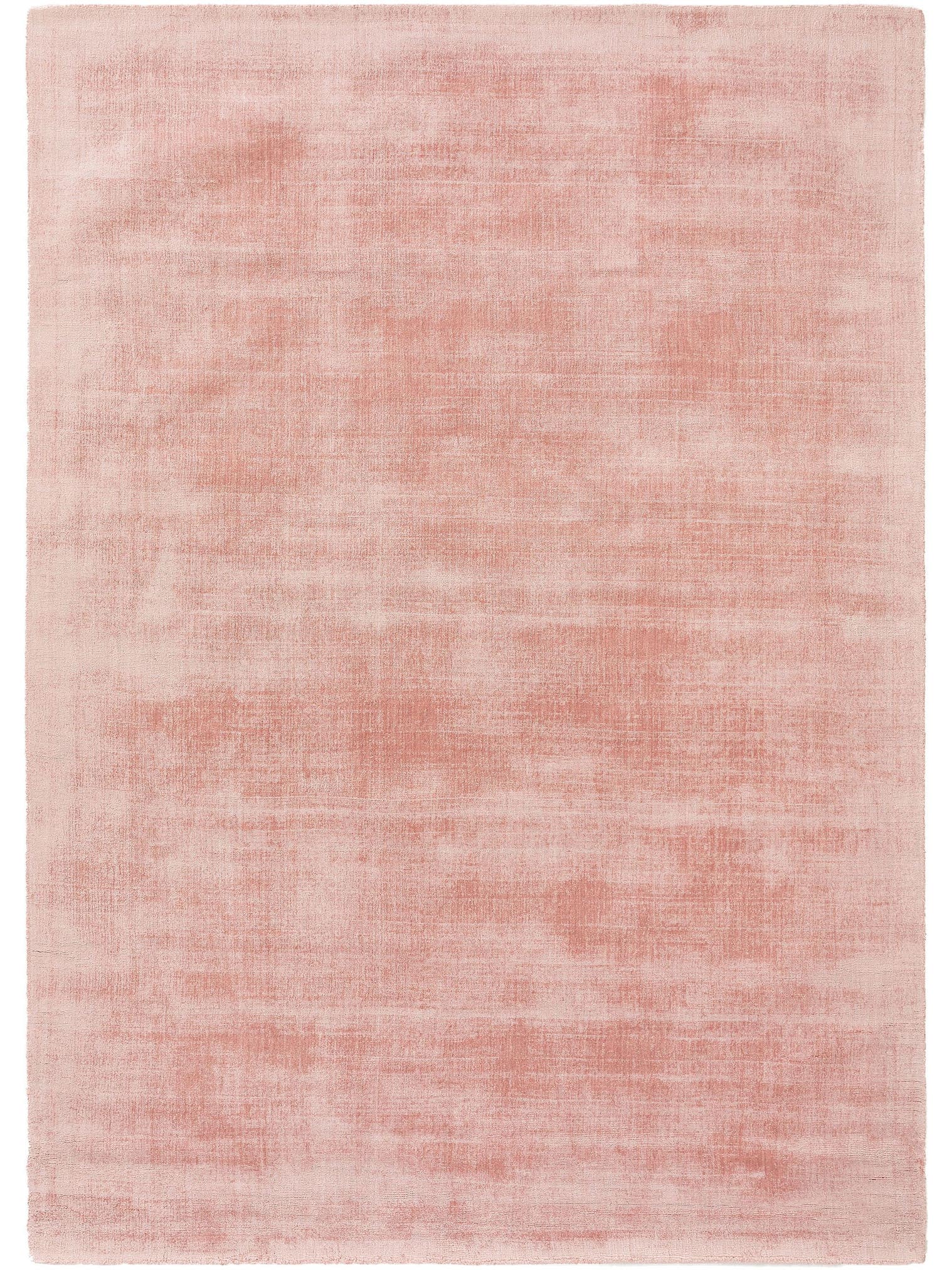Rug made of 100% Viscose in Pink with a 6 - 10 mm high pile by benuta Pure