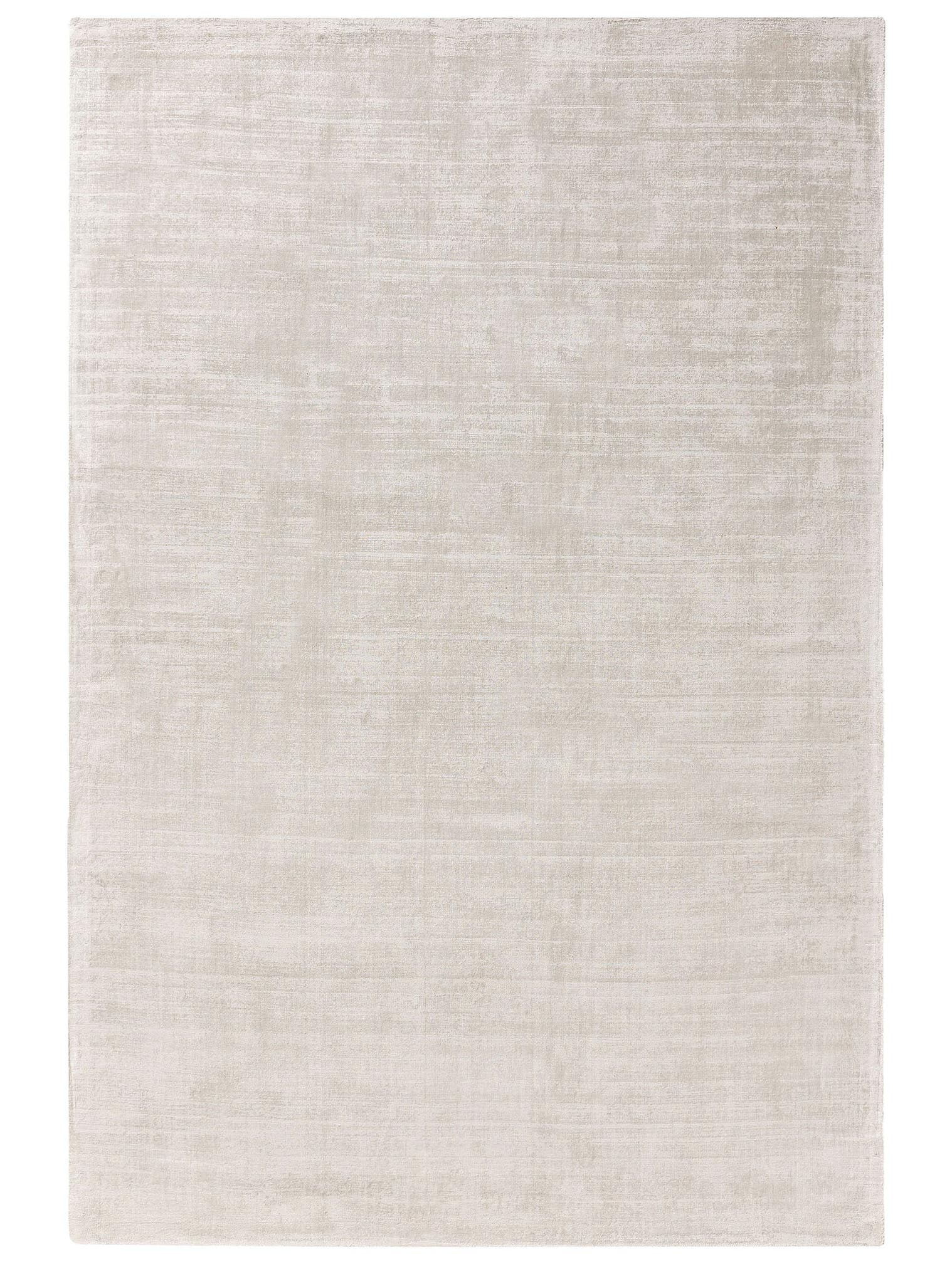 Tapis en 100% Viscose en Gris avec une pile de 6 - 10 mm de hauteur de benuta Pure