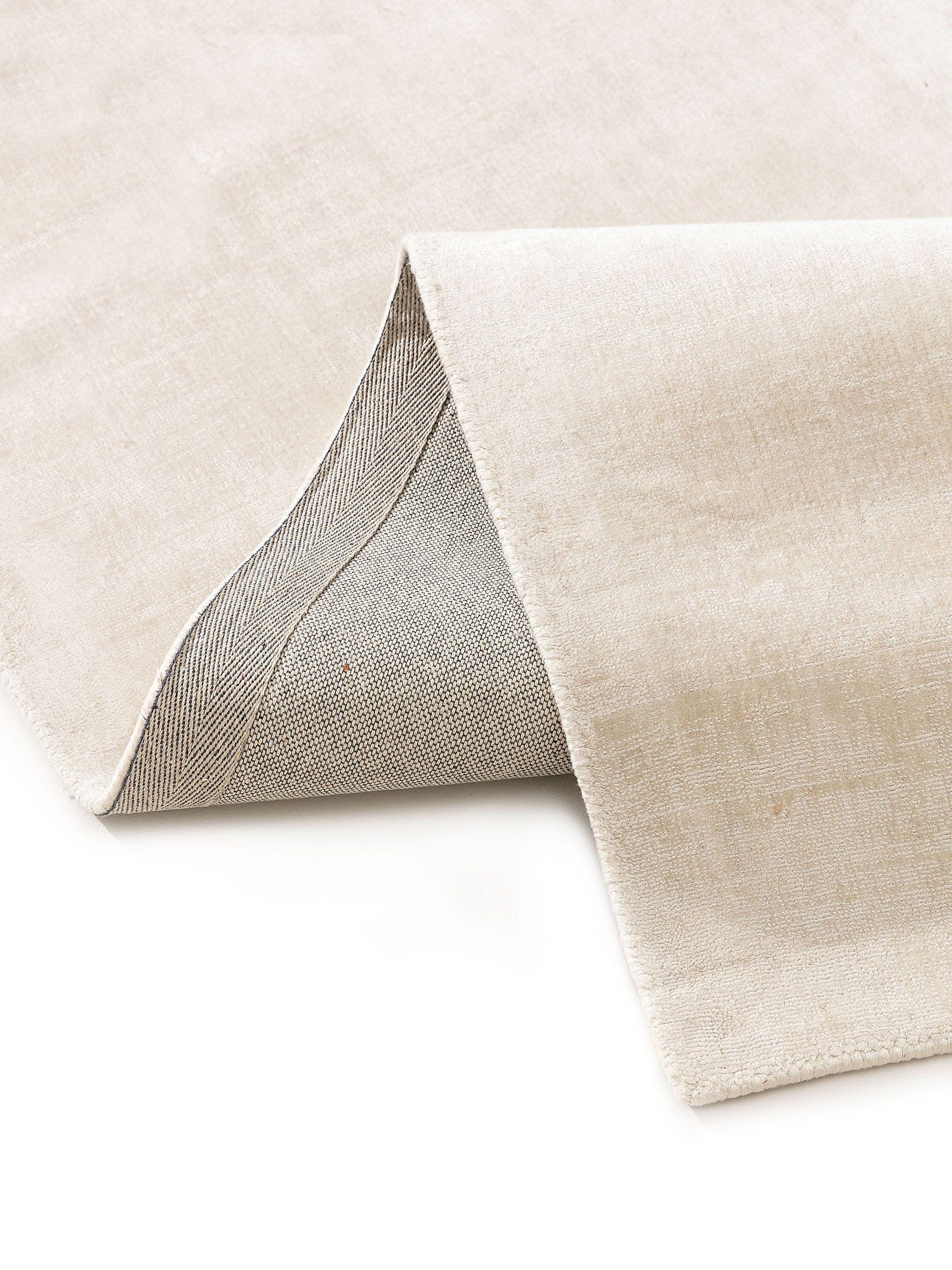 Viscose Vloerkleed Nova Crème - Stijlvol & Delicaat