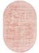 Viskoseteppich Oval Nova Rosa