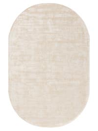 Viskoseteppich Oval Nova Cream