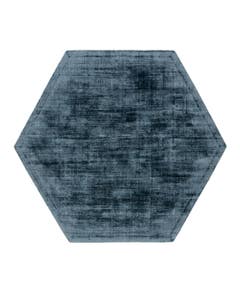 Viskosmatta Hexagon Nova Blå