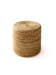 Handgefertigter Jute-Pouf Jutta Hellbraun