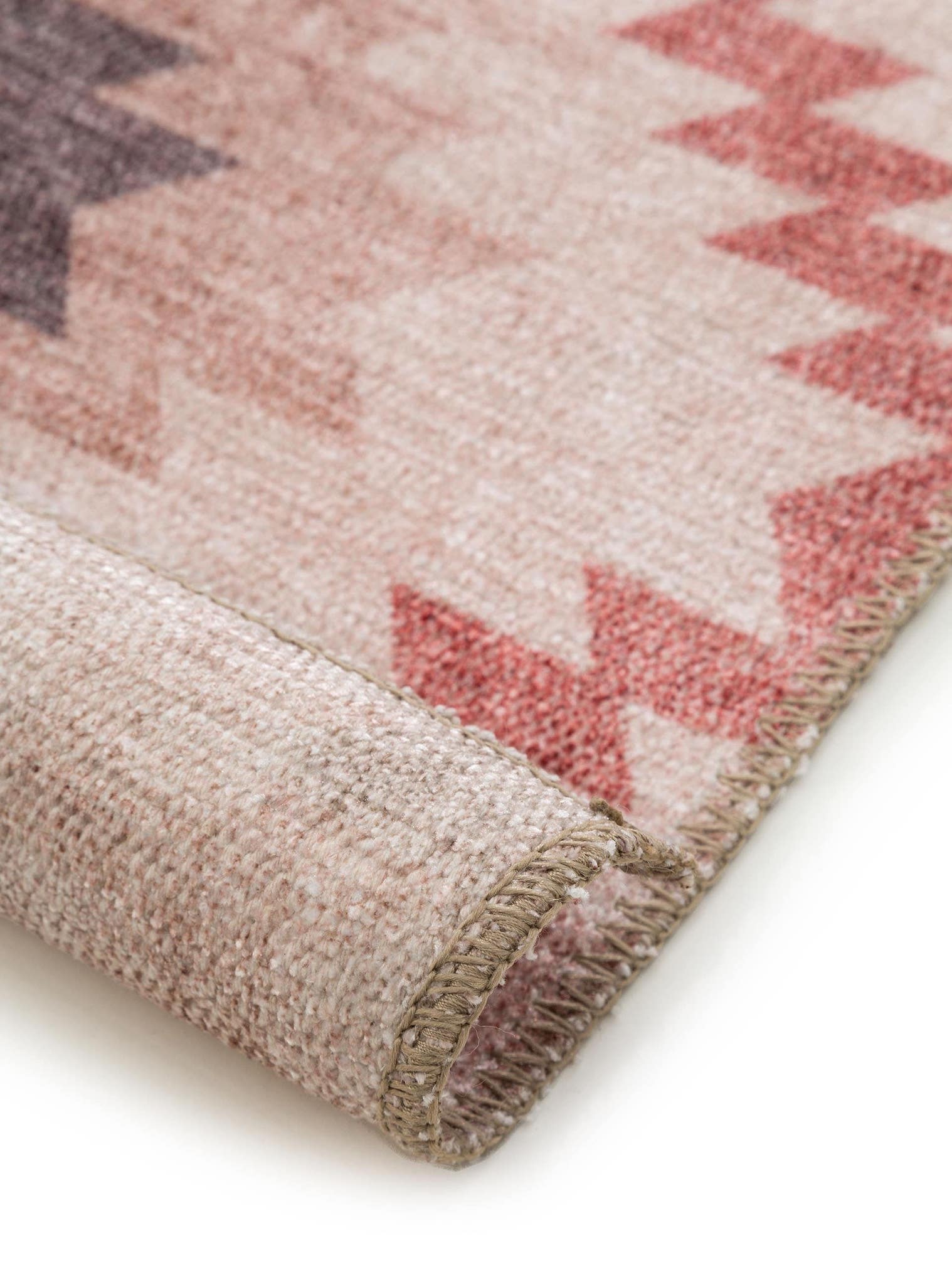 Teppich aus 80% Polyester, 20% Baumwolle in Multicolor mit bis 5 mm hohem Flor von benuta