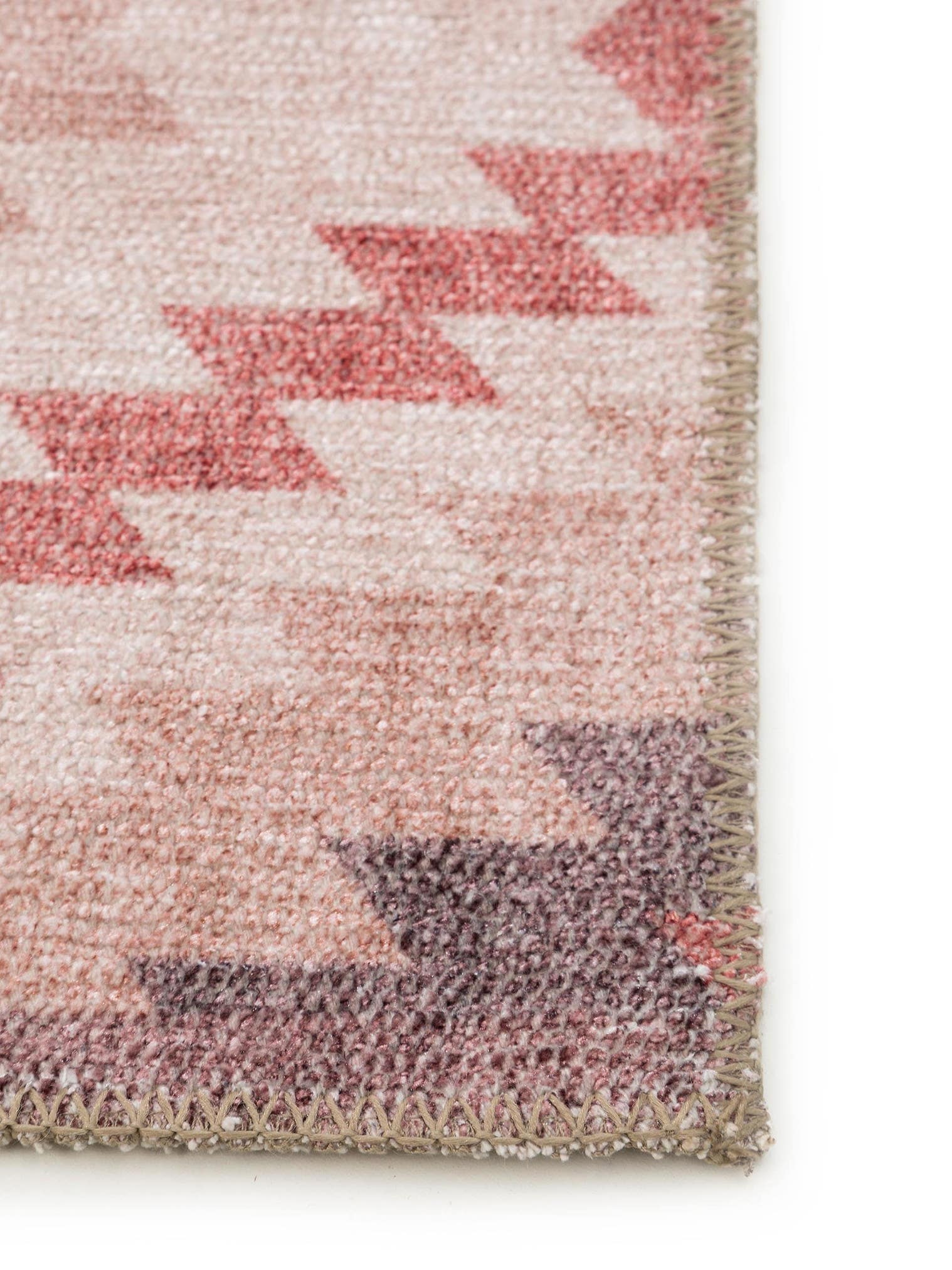 Teppich aus 80% Polyester, 20% Baumwolle in Multicolor mit bis 5 mm hohem Flor von benuta