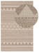Tappeto per interno ed esterno Naoto Taupe