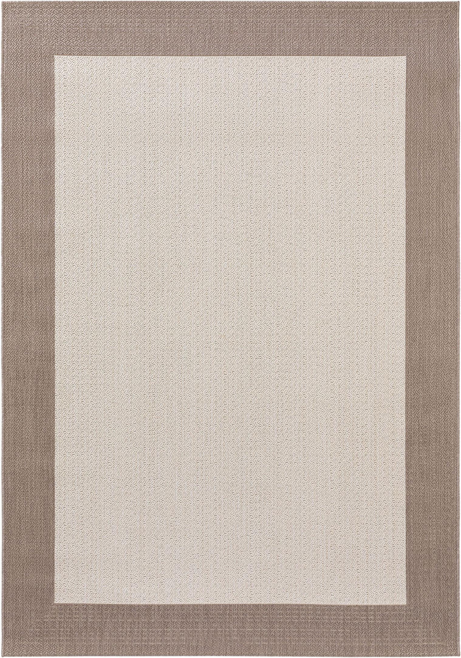 Tæppe af 100% Polypropylen i Beige med 1- 5 mm høj luv fra benuta Nest