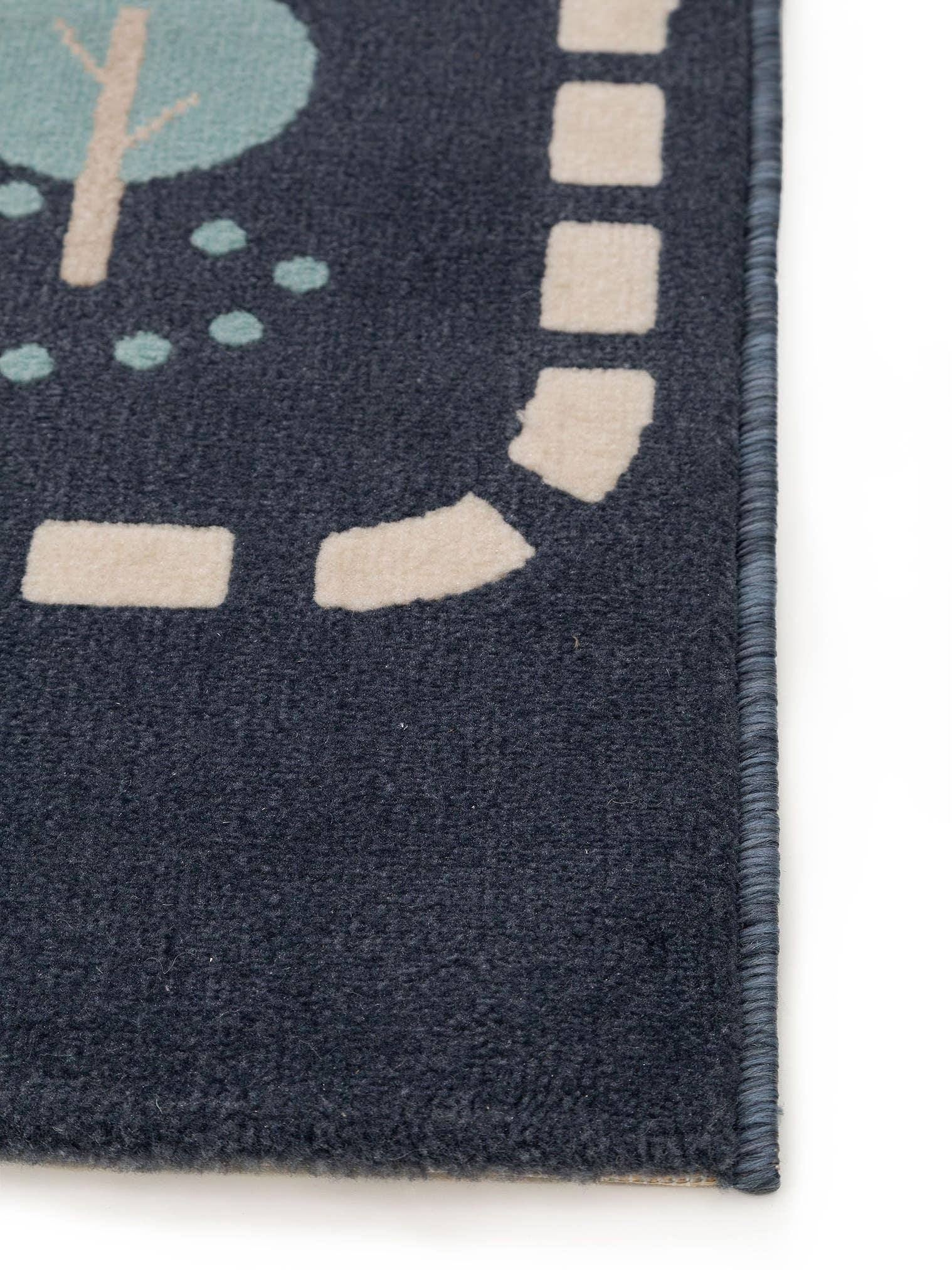Tapis en 100% Polypropylène en Bleu avec une pile de 6 - 10 mm de hauteur de Lytte