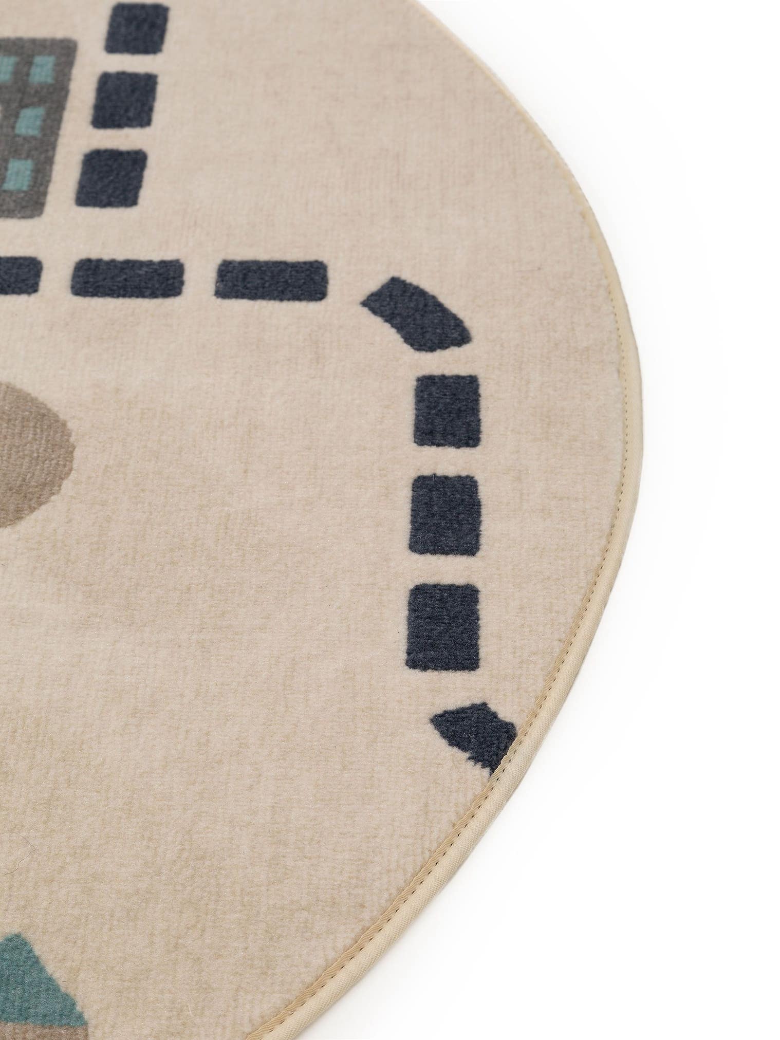 Teppich aus 100% Polypropylen in Beige mit 6 bis 10 mm hohem Flor von Lytte