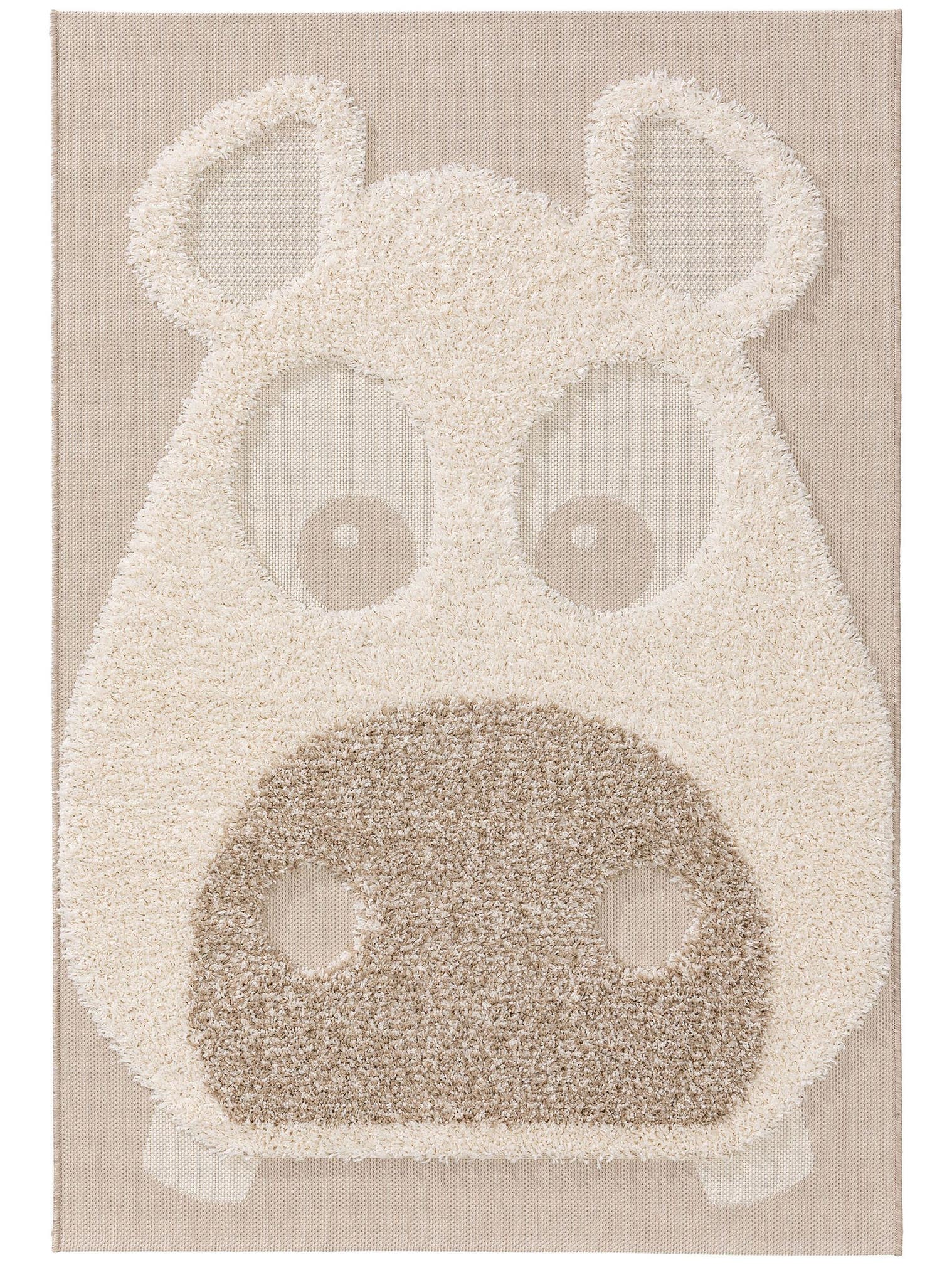 Tapijt van 100% Polypropyleen in Beige met een 21 - 30 mm hoge pool van Lytte