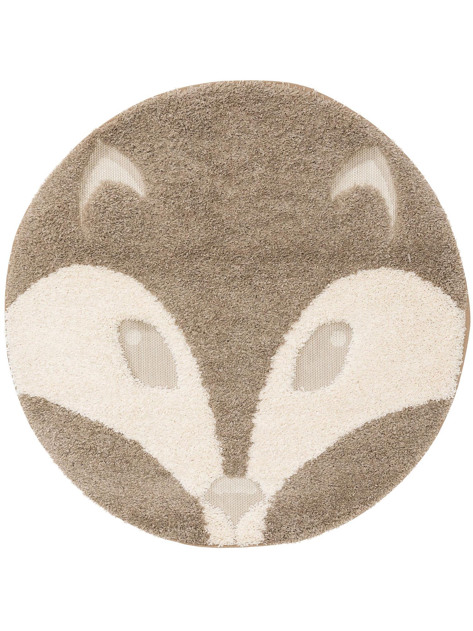 Teppich aus 100% Polypropylen in Beige mit 21 bis 30 mm hohem Flor von Lytte