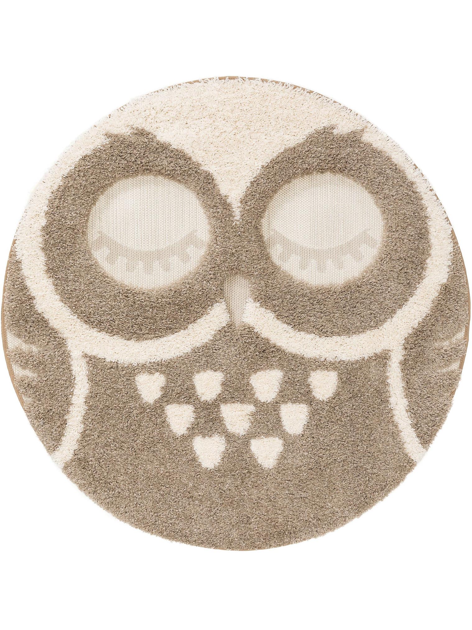 Teppich aus 100% Polypropylen in Beige mit 21 bis 30 mm hohem Flor von Lytte