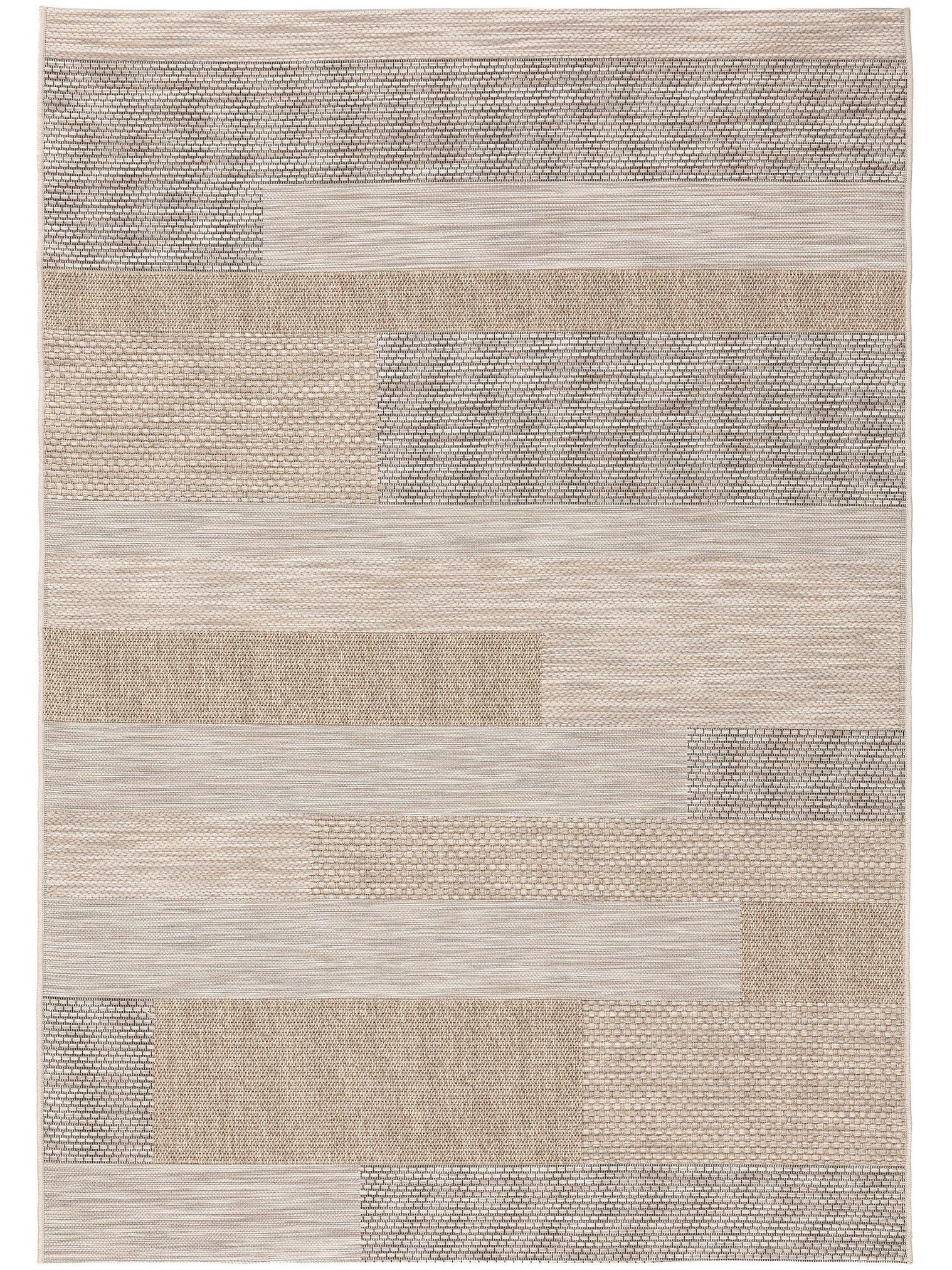 Teppich aus 100% Polypropylen in Beige mit bis 5 mm hohem Flor von benuta Nest