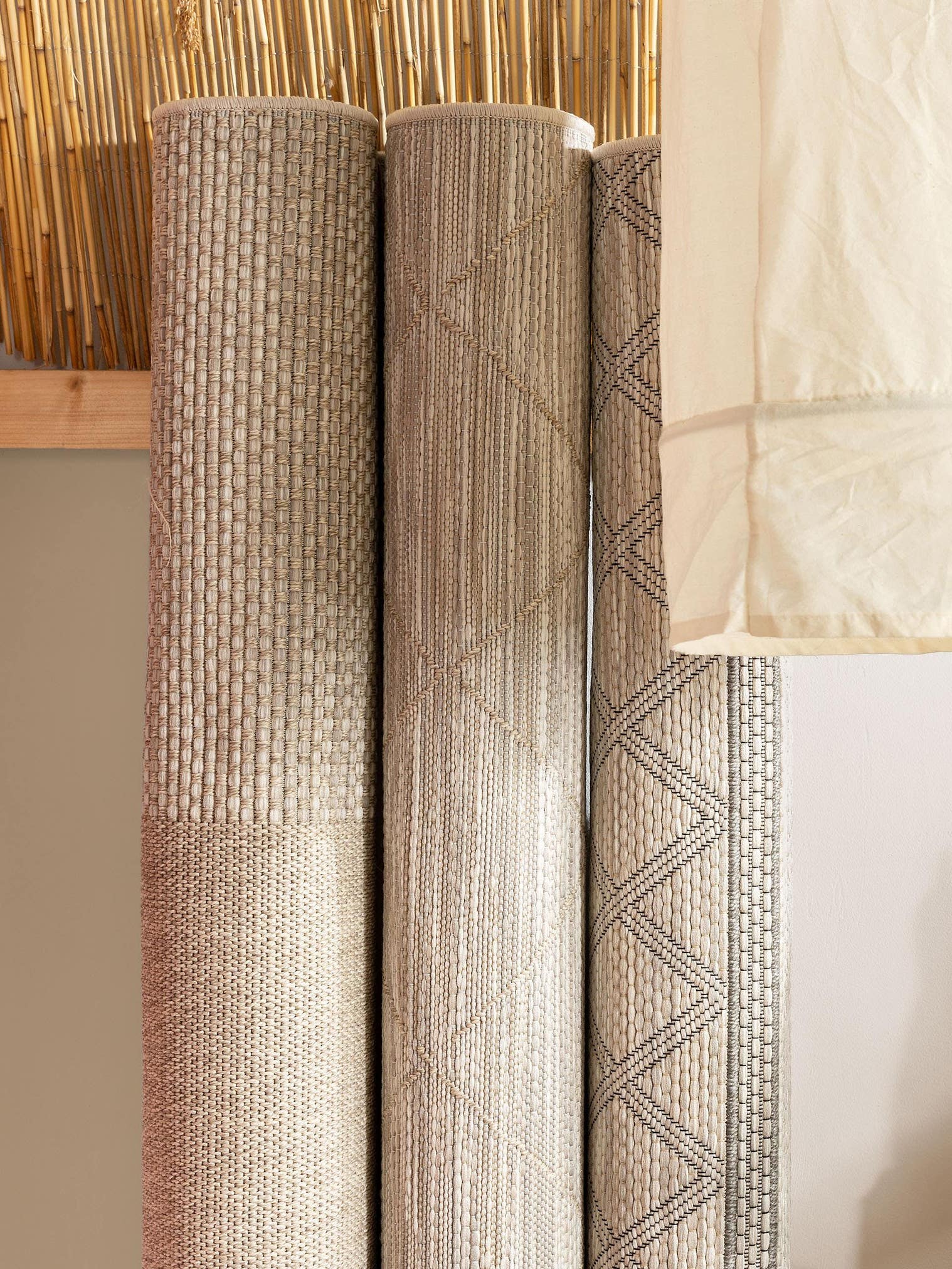 Teppich aus 100% Polypropylen in Beige mit bis 5 mm hohem Flor von benuta Nest